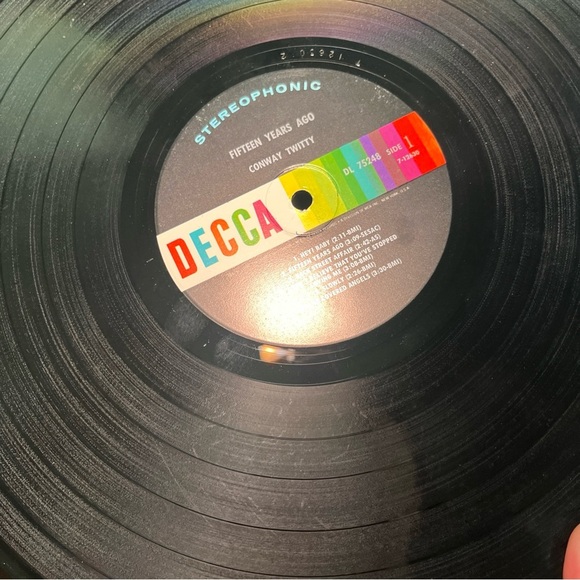 Conway Twitty Vinyl Record - Fifteen Years Ago 1970 - Picture 7 of 9
